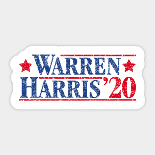 Elizabeth Warren and Kamala Harris on the one ticket? Sticker